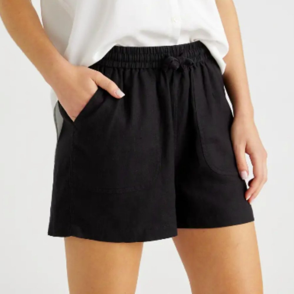 Quince 100% European Linen Shorts